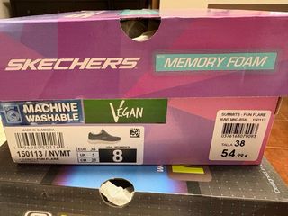 Deportivas Skechers Mujer Memory Foam Azul/Rosa