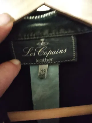 Camicia Les Copains in pelle nera