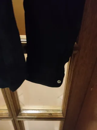 Camicia Les Copains in pelle nera