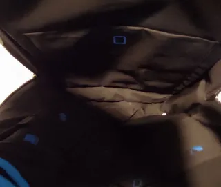 Mochila acolchada gris