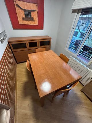 Mesa comedor madera cerezo