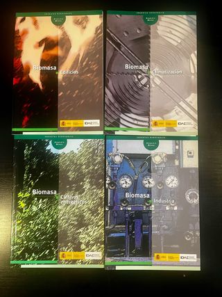 Libros Energías Renovables Biomasa (4 unidades)