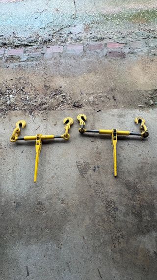 2 Tensores de carraca amarillos