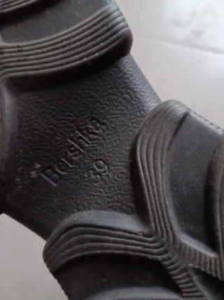 Botines plataforma Bershka negros