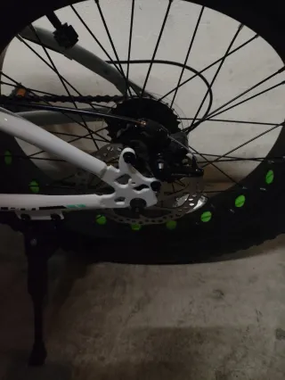 Bicicleta Fat Bike Blanca