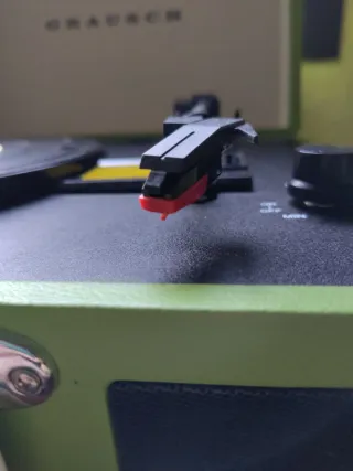 Tocadiscos Maletín Portátil Grausch RPS101 Verde