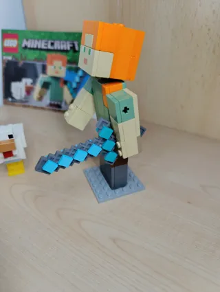 LEGO Minecraft Alex BigFig con Pollo 21149