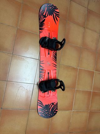 Tabla Snowboard Burton con Fijaciones