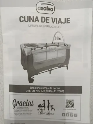 Cuna de viaje Asalvo