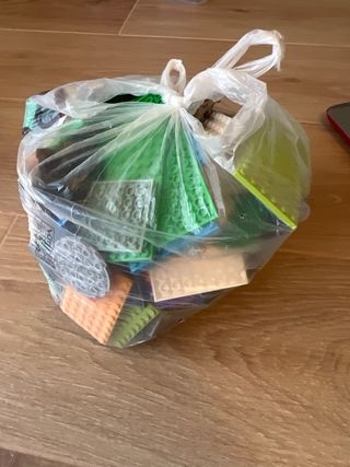 Lote 1 kg plataformas lego