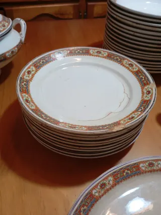 Vajilla Vintage San Claudio Cerámica