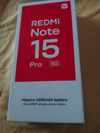 Xiaomi Redmi Note 15 Pro 5G 256GB Negro