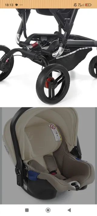 Jané Rider Cochecito Bebé 3 Piezas Carro Maxi cosi