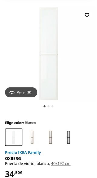 Puertas Oxberg Blanca y Vidrio