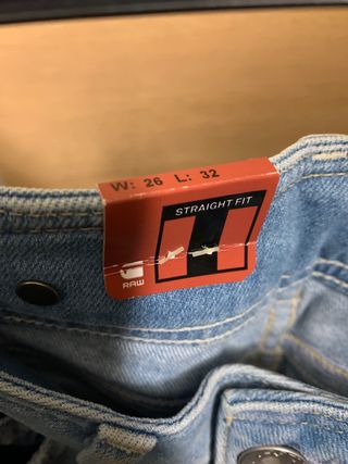 Pantalón G-Star RAW Straight Fit Azul