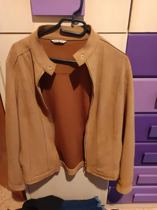 Chaqueta Punto Roma Marrón