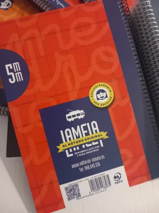 Cuadernos Lamela 4º 4 y 5 mm 80H Lote de 10 Unidad