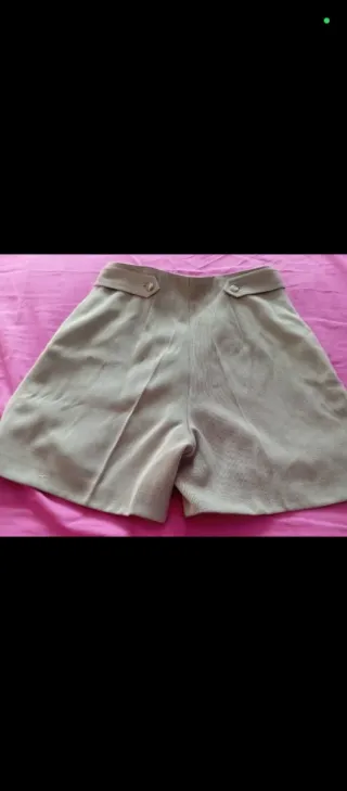 Pantalón corto tejido invierno mujer