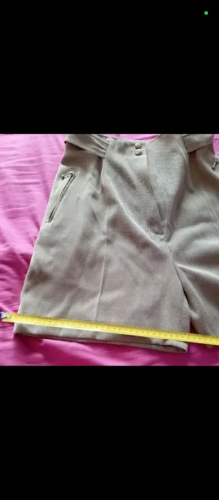 Pantalón corto tejido invierno mujer