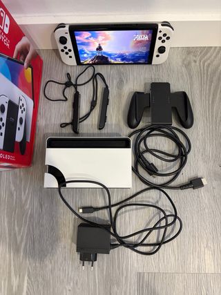 Nintendo Switch OLED Blanca