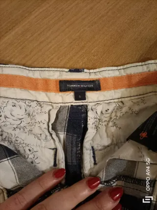 Pantaloncini a quadri bimbo Tommy Hilfiger