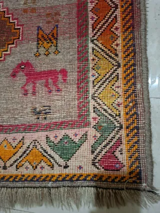 Alfombra de lana para recibidor