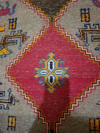 Alfombra de lana para recibidor