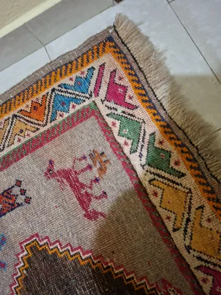 Alfombra de lana para recibidor