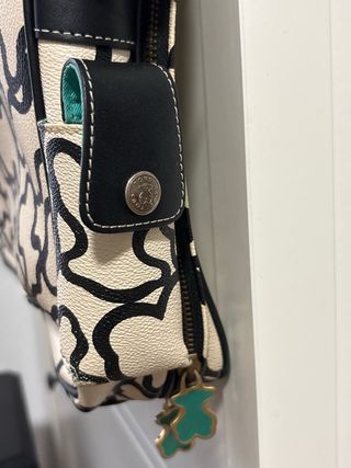 Maletín Tous Beige y Negro