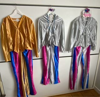 Disfraz Festivaleros familiar (3 unidades)