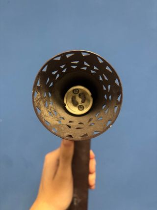 Lámpara de techo 3 focos metal