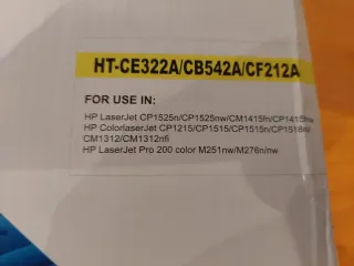 2 Cartuchos HP Laserjet amarillo y Negro