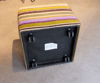 Puff Cuadrado Natuzzi Rayas