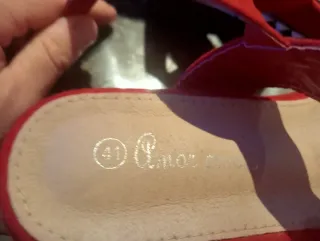 Sandalias Amar Amore Rojas