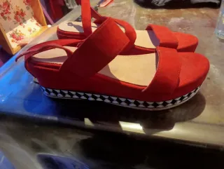 Sandalias Amar Amore Rojas