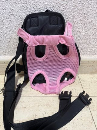 Mochila Porteo Mascotas Rosa