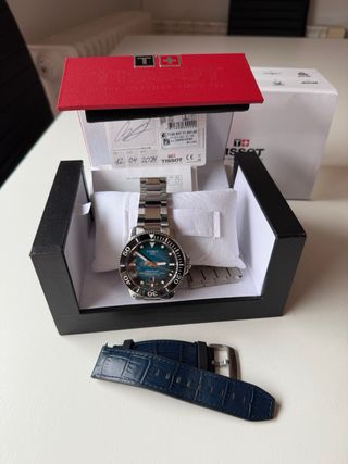 Reloj Tissot Seastar 2000 Automático turquesa