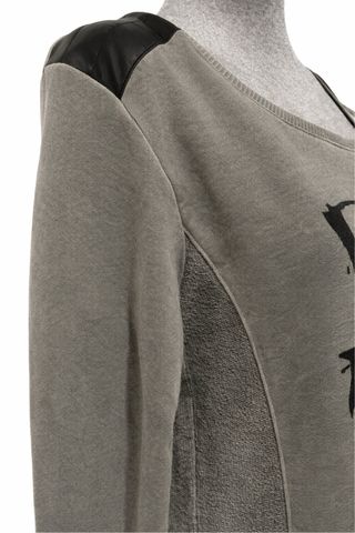 Sudadera Gris Rock not dead