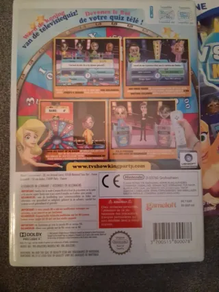 Wii TV Show King Party Juego + Disco