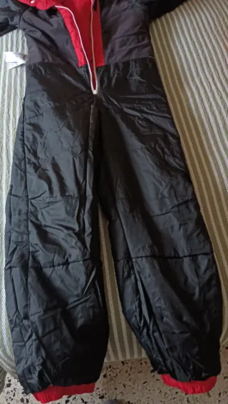 Mono de esquí rojo Unisex 156-162 cm Talla 14