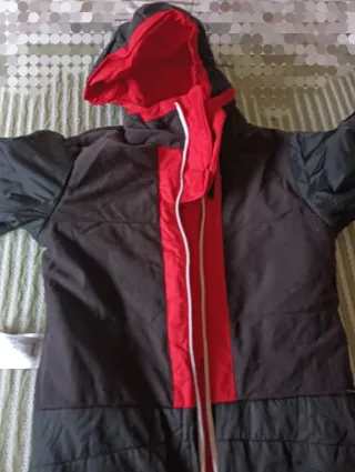 Mono de esquí rojo Unisex 156-162 cm Talla 14