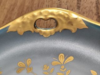 Piatto Longo oro zecchino dipinto