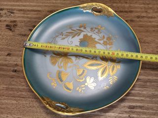 Piatto Longo oro zecchino dipinto