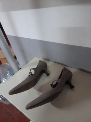 Zapatos de ante lila