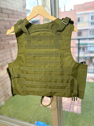 Chaleco táctico paintball/airsoft verde