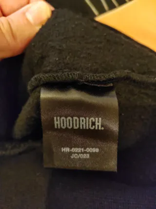 Hoodrich Sudadera Negra