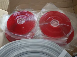 Kit Luces LED Tira Blanca y Roja DOS ROLLOS