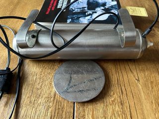 Lampada da libreria vintage in metallo