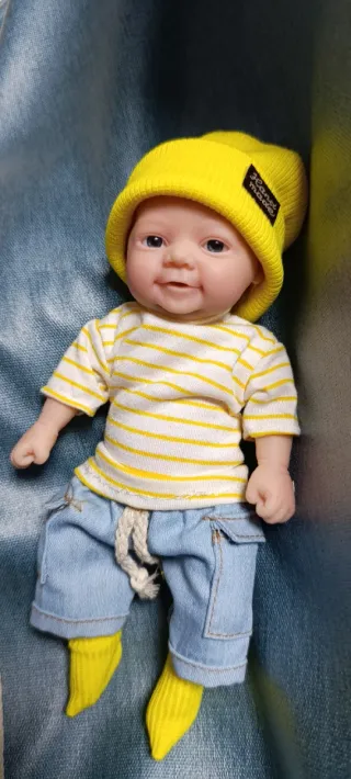 Muñeco Reborn Silicona 18cm Nuevo