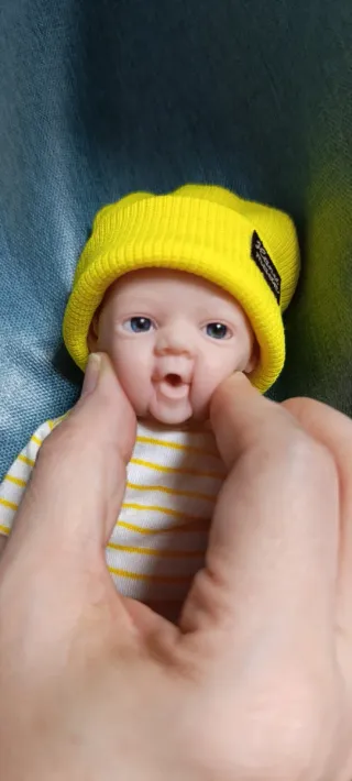 Muñeco Reborn Silicona 18cm Nuevo